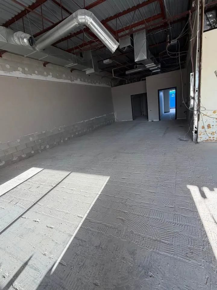Open commercial floor after interior removals